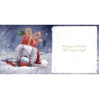Season's Greetings Softly Drawn Me to You Bear Christmas Card Extra Image 1 Preview